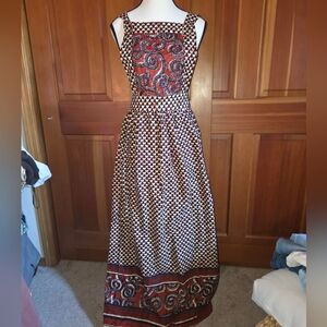Vintage Tracy Petites Size 11 ( Measures At A Medium) Apron Dress